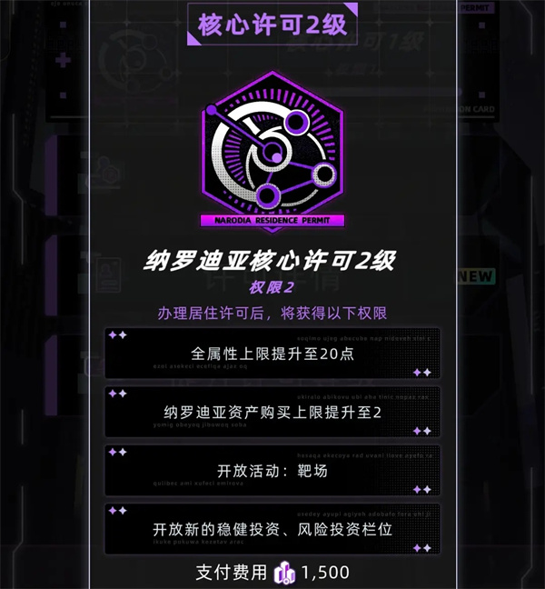 未来人生纳罗迪亚许可证作用及获取方法